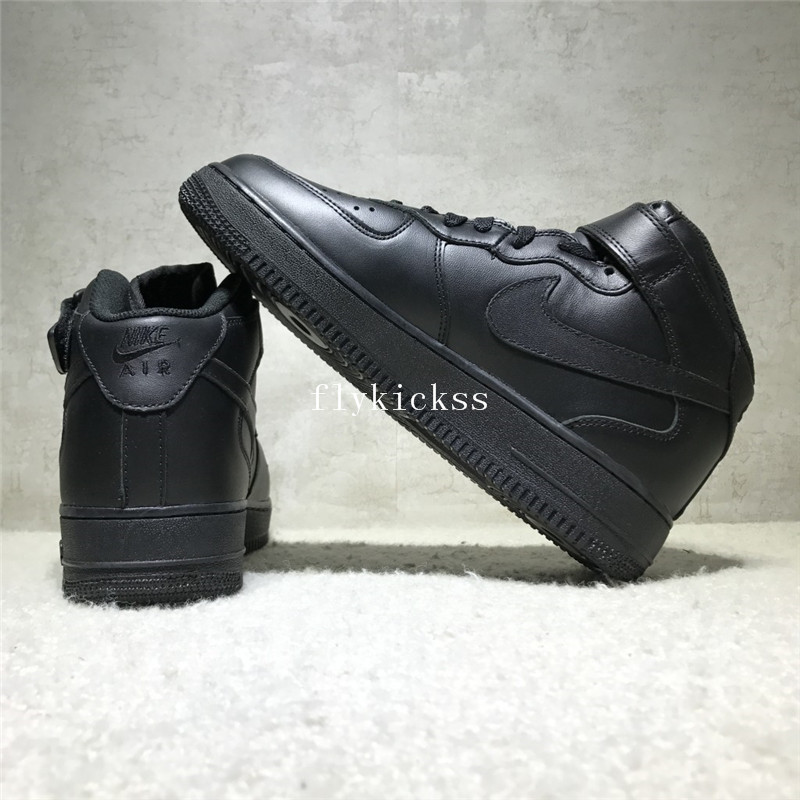 Nike Air Force 1 High Top All Black